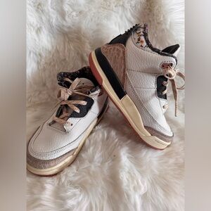 Nike Air Jordan 3 Retro PS Hide N’ Sneak Toddler 10C White Floral